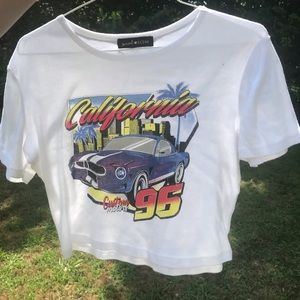 White California Baby Tee